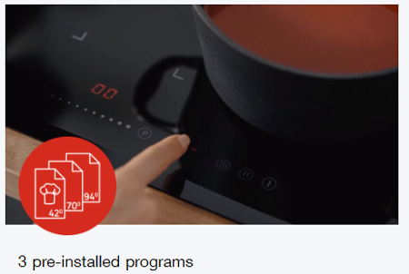 Bếp từ DOMINO FAGOR 3MI-2AS 3 pre installed programmer