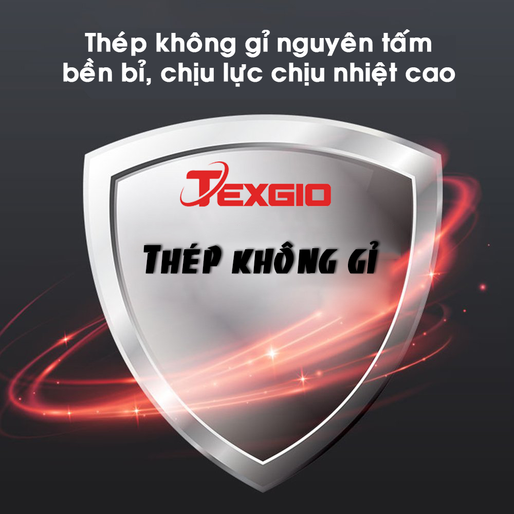 Máy Rửa Chén Bát Công Nghiệp Texgio Luxury TGU-800XS an toàn tuyệt đối khi sử dụng